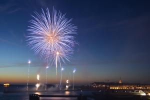 Feuerwerk Saint-Malo